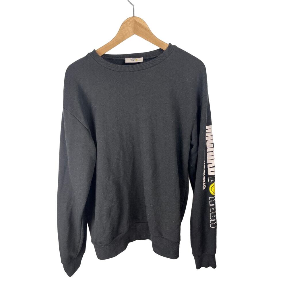 Michiko Koshino x Smiley London Mens M Japan Designer Sweatshirt Crewneck